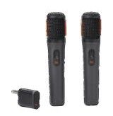 MICROFONO INALAMBRICO JBL CON RECEPTOR  DE DOBLE CANAL NEGRO JBLPBWIRELESSMICAM