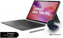 TABLET LENOVO IDEA TAB PRO 8GB – 256GB – 12.7″ 3K – ANDROID – INCLUYE AUDIFONOS MOTO BUDS
