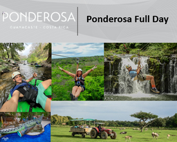 Ponderosa Full Day (Actividades + Almuerzo $76.50 Por Persona)