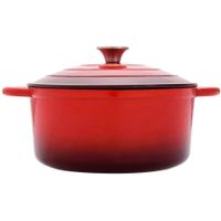 HAMILTON BEACH DUTCH OVEN | OLLA HIERRO FUNDIDO 5.2L | 5.5QT RED