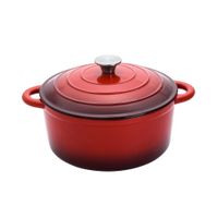 HAMILTON BEACH DUTCH OVEN | OLLA HIERRO FUNDIDO 5.2L | 5.5QT RED