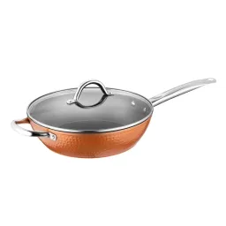 HAMILTON BEACH SARTEN ANTIADHERENTE 28CM | 11" COPPER HAMMER INDUCCION 4.5MM HBI103