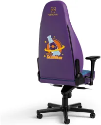 SILLA GAMING NOBLECHAIRS  ICON EDICIÓN FALLOUT NUKA-COLA QUANTUM CUERO SINTÉTICO NBL-ICN-PU-NCQ CELESTE/MORADO