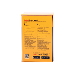Kodak reloj inteligente SW7202 plateado 1,45" full touch