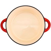 HAMILTON BEACH DUTCH OVEN | OLLA HIERRO FUNDIDO 5.2L | 5.5QT RED