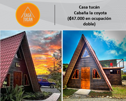 Casa tucán - Cabaña la coyota (₡47.000 la noche en ocupación doble) 