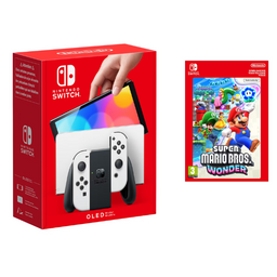 NINTENDO SWITCH OLED BLANCA 64GB - SUPER MARIO WONDER