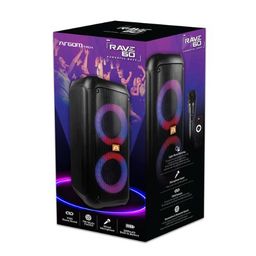 Parlante Argom Inalámbrico Rave 60 TWS con Luces LED ARG-SP-4060BK