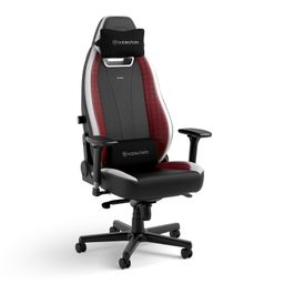SILLA  GAMING NOBLECHAIRS  LEGEND CUERO SINTÉTICO DE ALTA TECNOLOGÍA NBL-LGD-GER-BWR NEGRO/BLANCO/ROJO