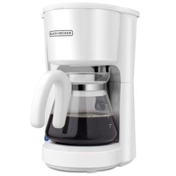 Black + Decker cafetera 5 tazas blanca CM0701W