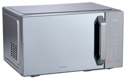 Midea microondas 1.1pc puerta acabado espejo gabinete gris con grill MMDXG11S2MG